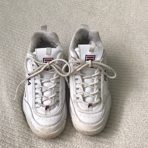 White chunky filas - Picture 2 of 3